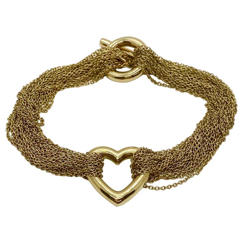 Tiffany gold mesh bracelet Clearance