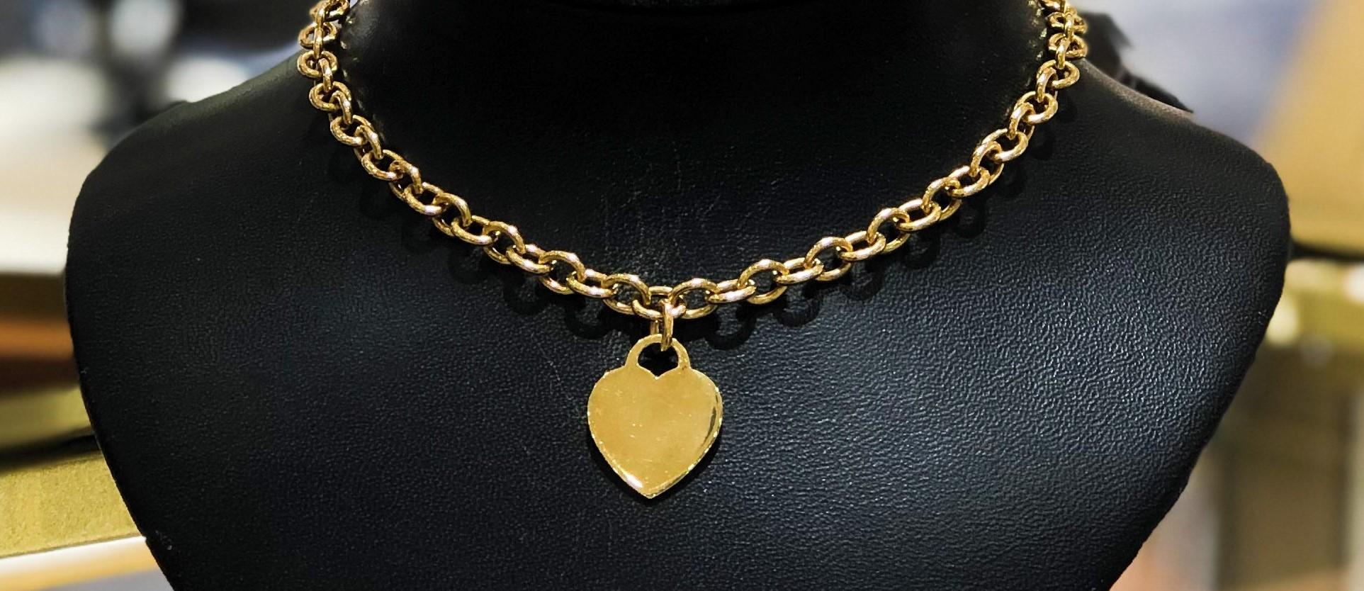 gold tiffany necklace