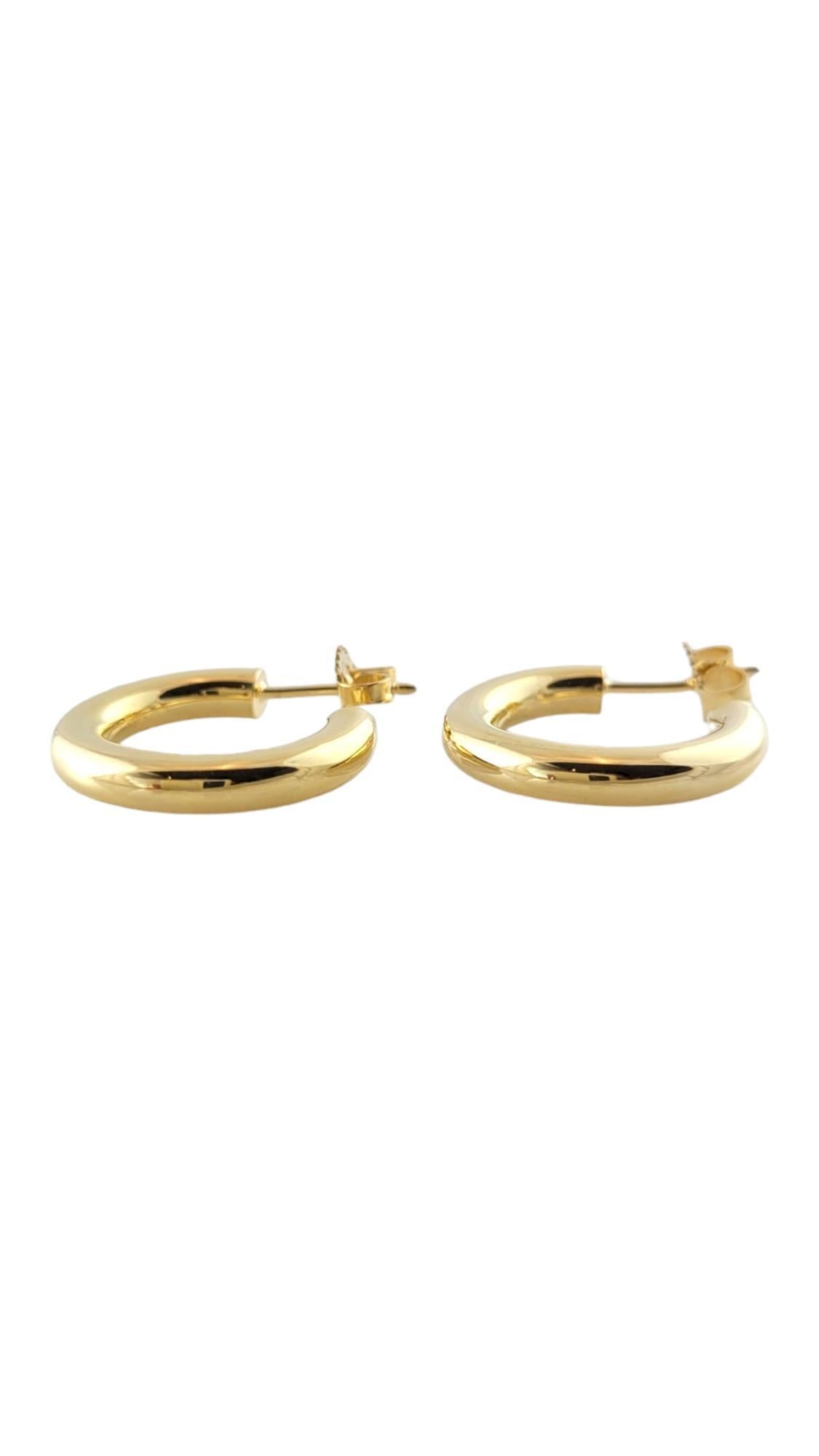 Tiffany and Co 18 Karat Yellow Gold Hoop Earrings #17918 For Sale at ...
