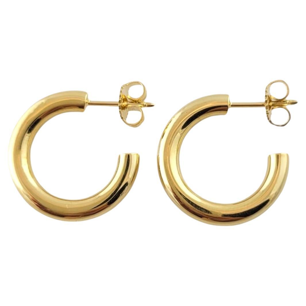 Tiffany and Co 18 Karat Yellow Gold Hoop Earrings #17918 For Sale at ...