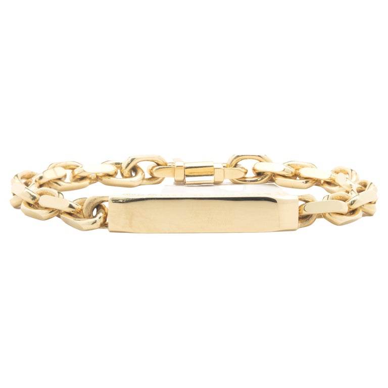 Tiffany 18 Karat Yellow Gold ID Bracelet