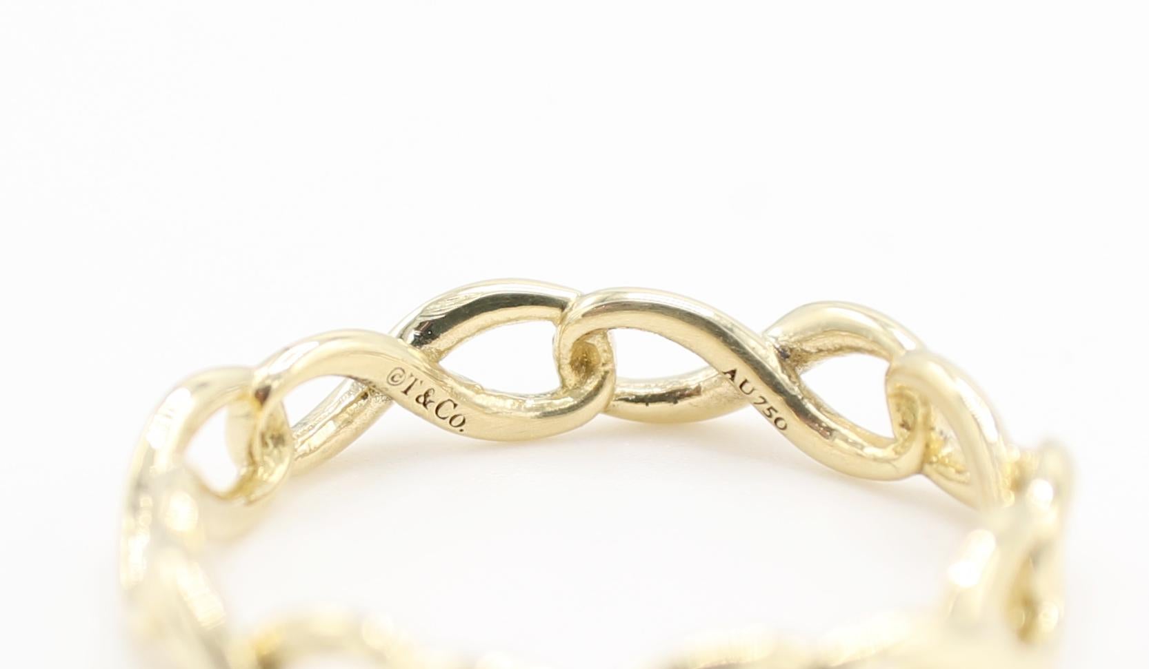 tiffany infinity narrow band ring