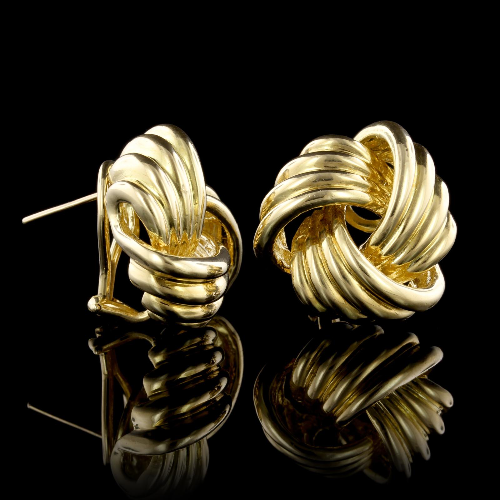 tiffany love knot earrings