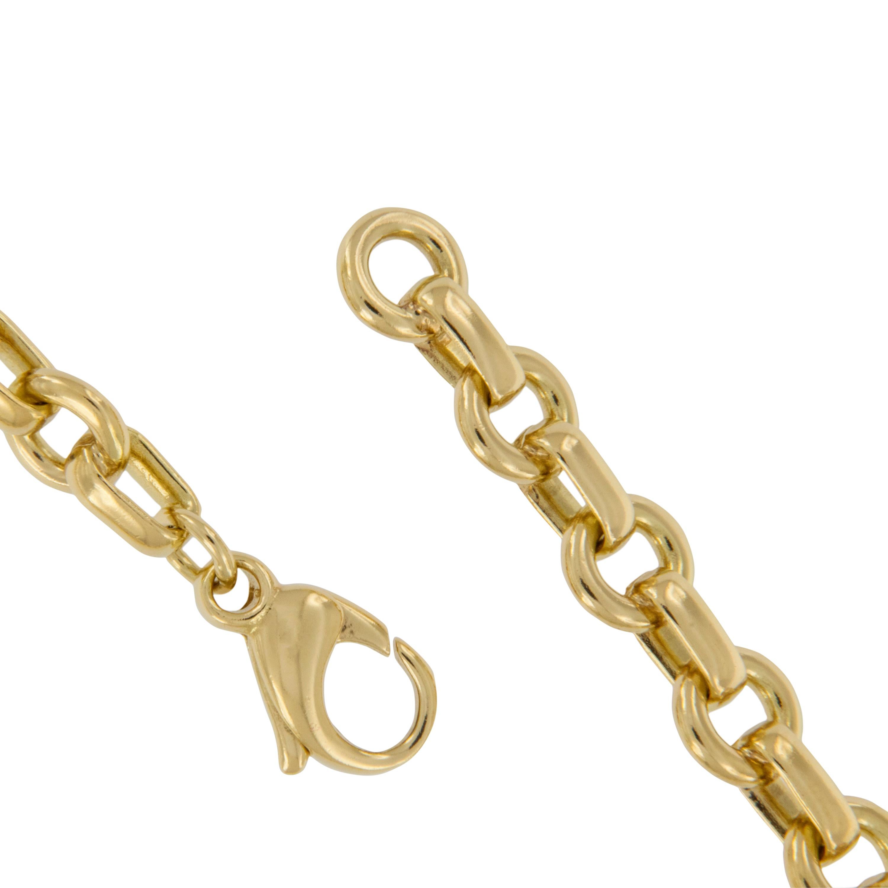 tiffany link necklace gold