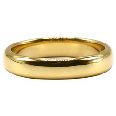 Tiffany & Co. 18 Karat Yellow Gold Men's Wedding Band Ring