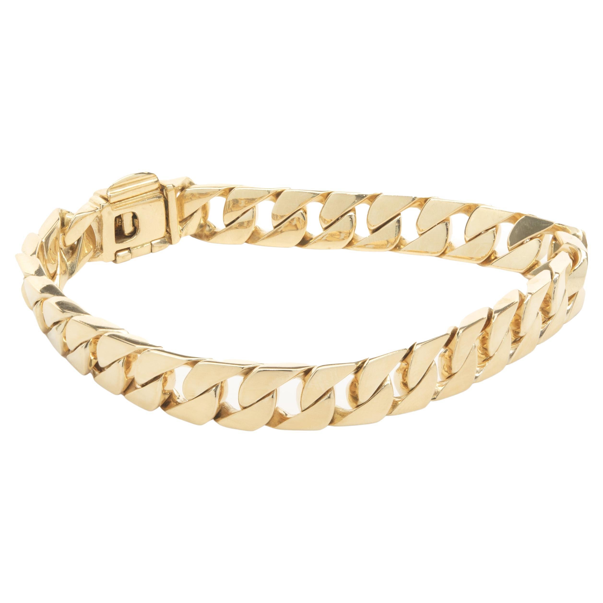 Tiffany and Co. 18 Karat Yellow Gold Hardwear Link Bracelet at 1stDibs