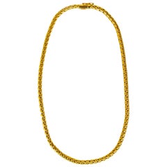 Tiffany & Co. 18 Karat Yellow Gold Necklace 26.40 Grams