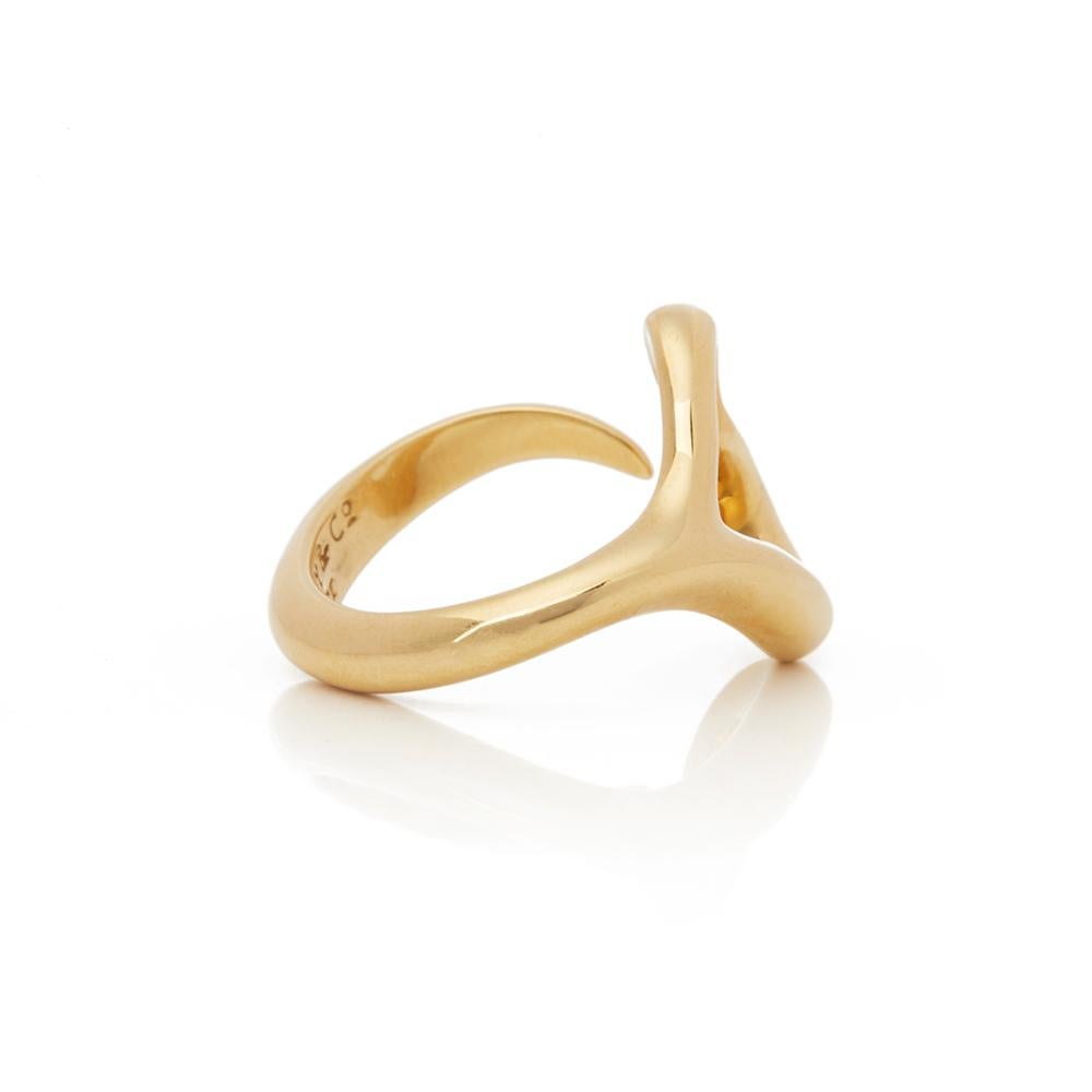 tiffany open heart ring gold