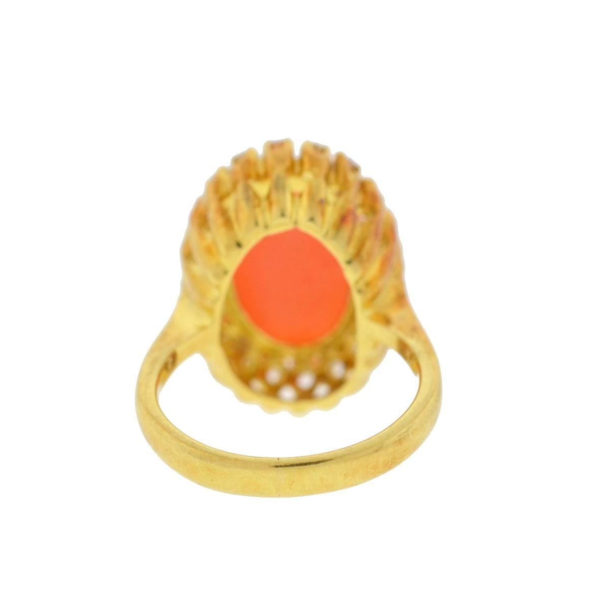 yellow coral stone