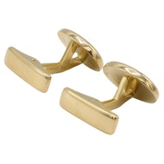 Gemelos franceses ovalados de oro amarillo de 18 quilates Tiffany & Co.