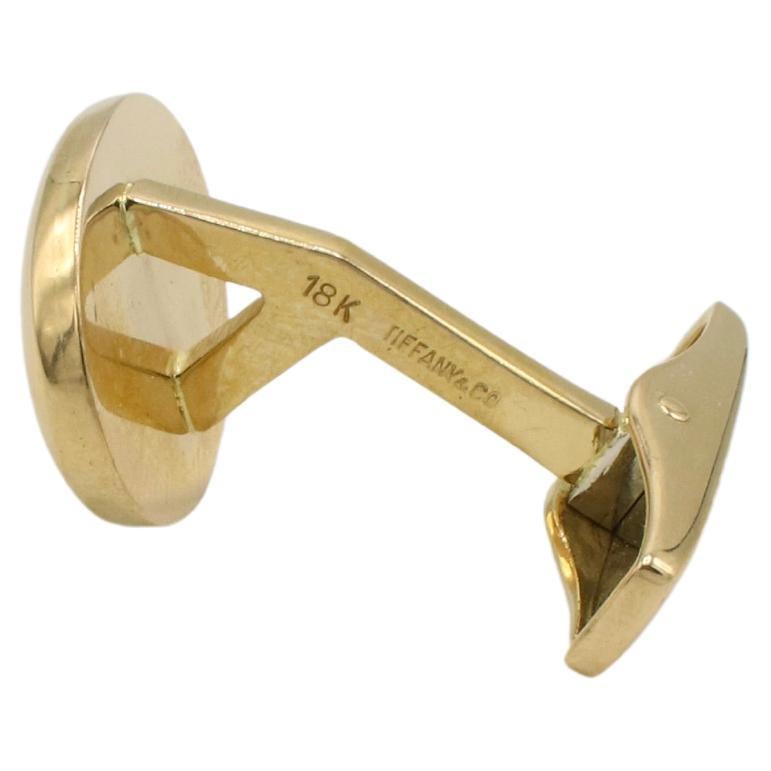 Gemelos franceses ovalados de oro amarillo de 18 quilates Tiffany & Co. Contemporáneo en venta