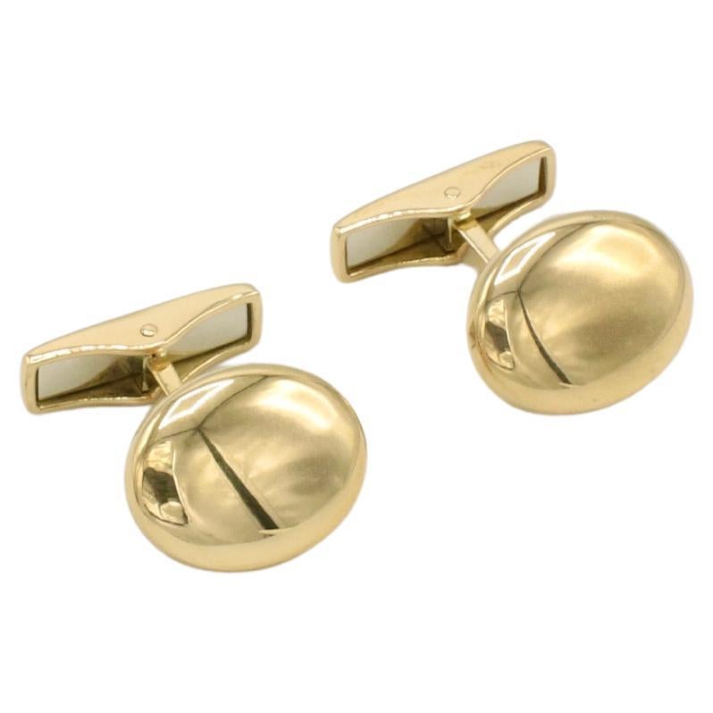 Gemelli da polso ovali Tiffany
Co. in oro giallo 18 carati