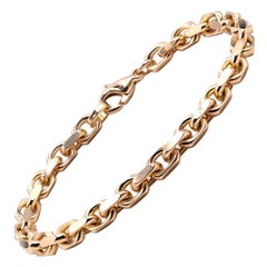 Tiffany & Co. 18 Karat Yellow Gold Oval Link Bracelet