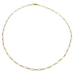 Tiffany & Co. 18 Karat Yellow Gold Paper Clip Chain Link Necklace