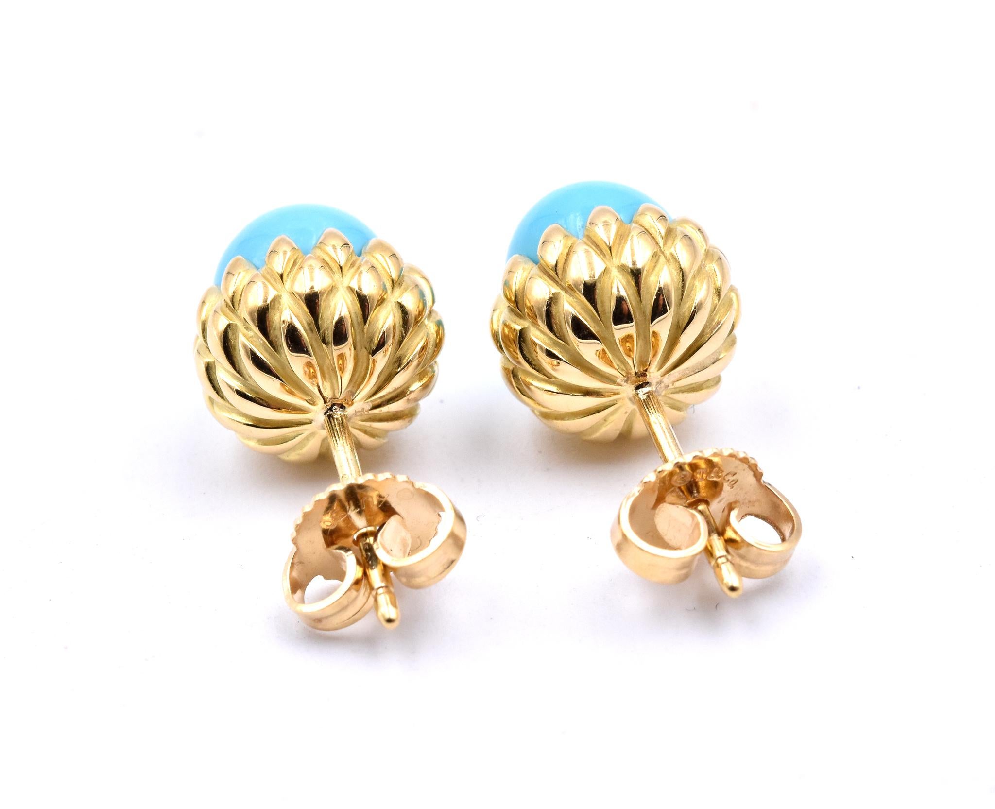 tiffany turquoise earrings