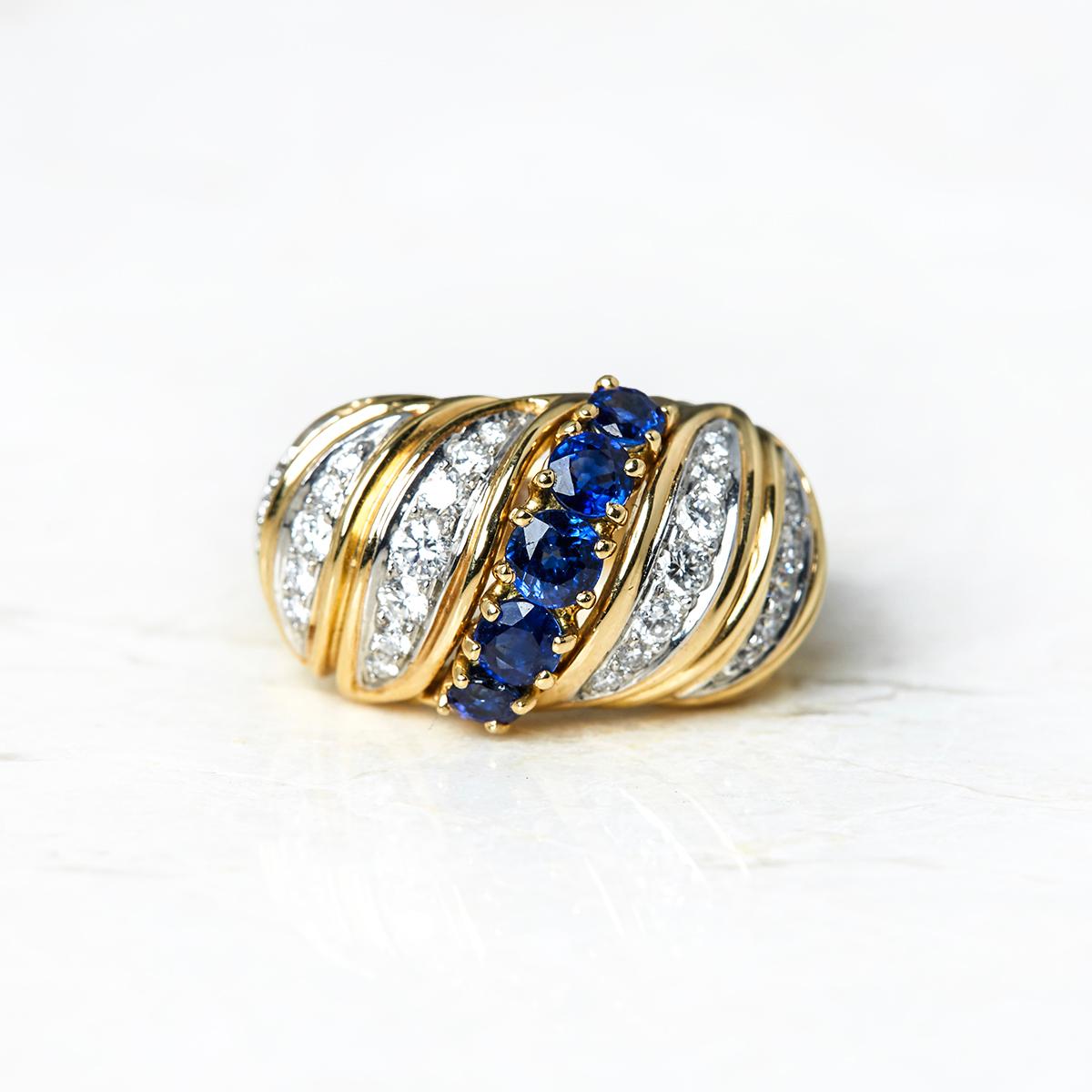Code: J389
Brand: Tiffany & Co.
Description: 18k Yellow Gold 0.75ct Sapphire & 1.10ct Diamond Ring
Accompanied With: Presentation Box
Gender: Ladies
UK Ring Size: K 1/2
EU Ring Size: 51
US Ring Size: 5 1/2
Resizing Possible?: YES
Band Width: