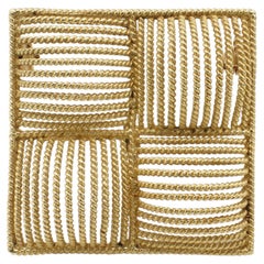 Alfiler cuadrado de cuerda en oro amarillo de 18 quilates Tiffany & Co.
