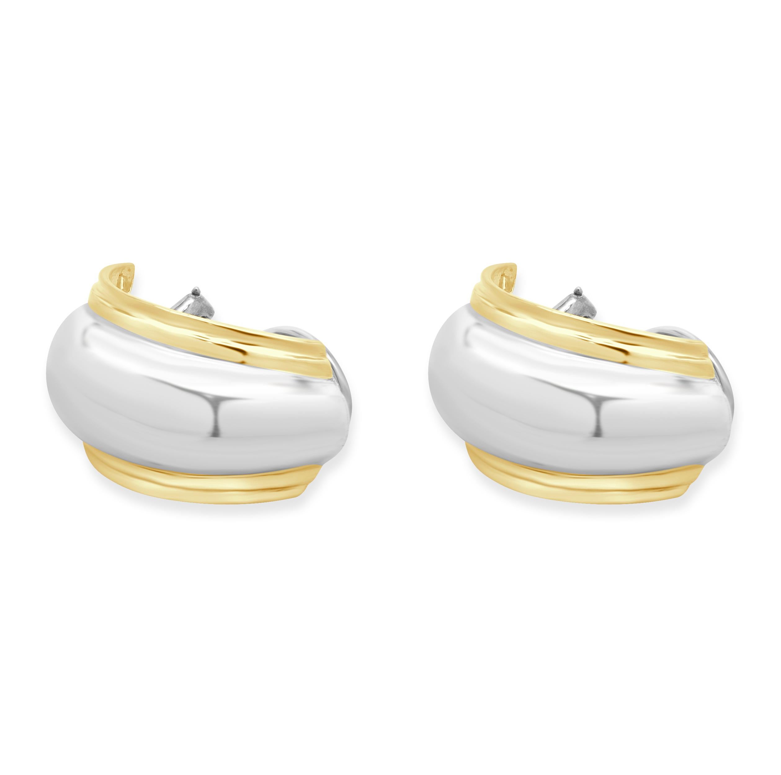 Diseñador: Tiffany & Co. 
Material: Oro amarillo de 18 quilates / plata de ley
Dimensiones: los pendientes miden 24,5 x 14,9 mm
Peso: 13.70 gramos
