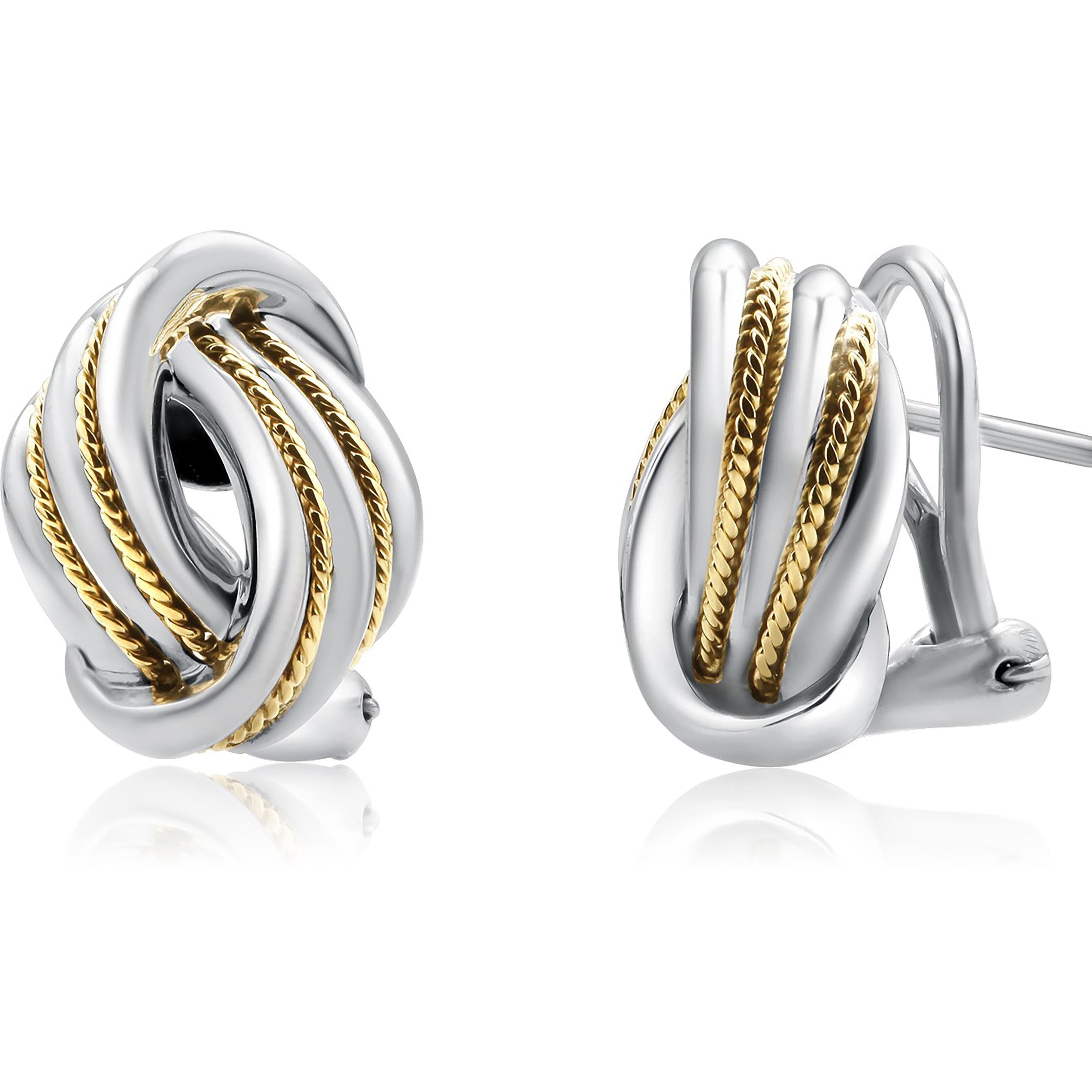 Introducing our exquisite Tiffany & Co Vintage 18 Karat Yellow Gold Sterling Silver Ribbed Earrings, a captivating addition to your jewelry collection. Crafted with the utmost precision and attention to detail, these earrings blend the warmth of