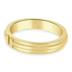 Tiffany & Co. 18 Karat Yellow Gold T Ring