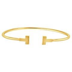 Tiffany & Co. 18 Karat Gelbgold T-Draht-Armband