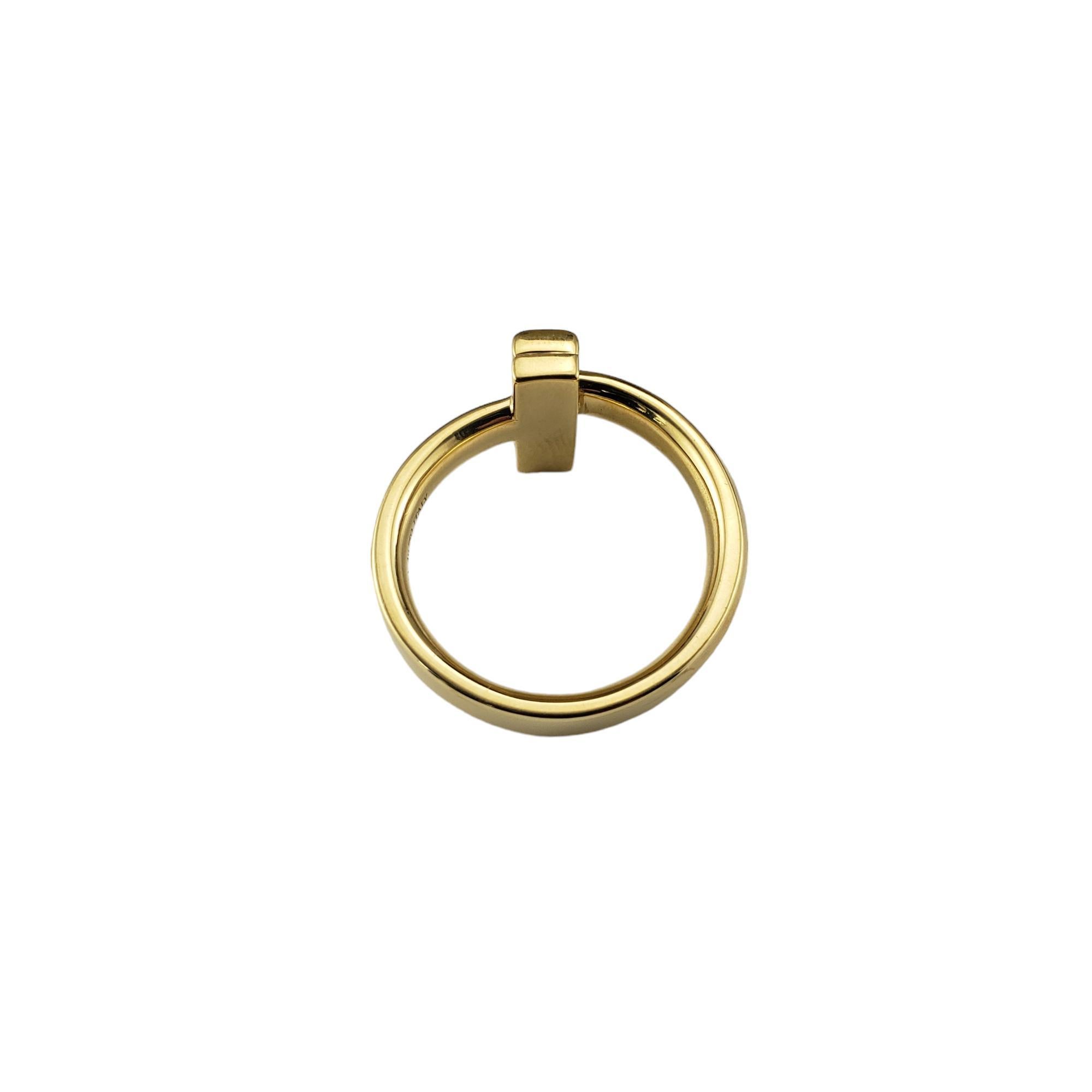 Tiffany & Co. 18 Karat Gelbgold T1 Ring Größe 9,5 #17730 Damen