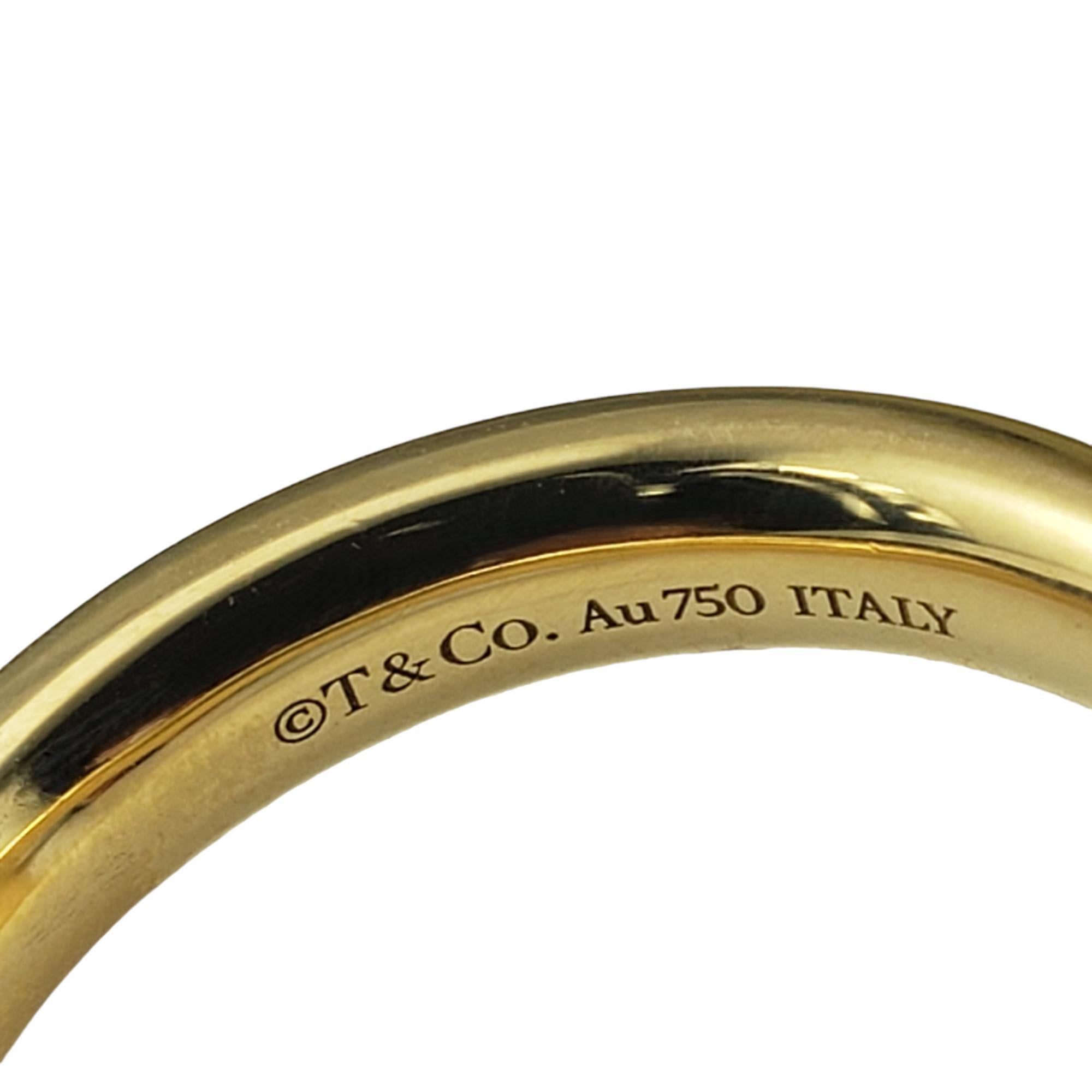 Tiffany & Co. 18 Karat Gelbgold T1 Ring Größe 9,5 #17730 1