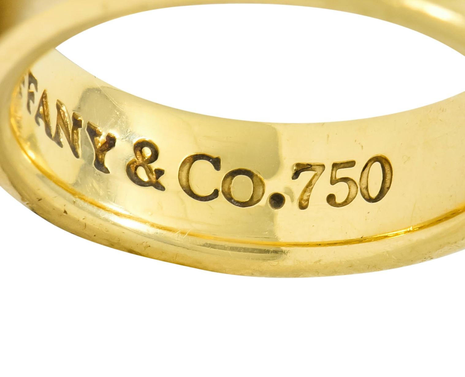 Tiffany & Co. 18 Karat Yellow Gold Tiffany 1837 Band Ring 1
