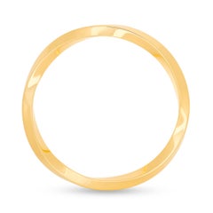 Tiffany & Co. 18 Karat Yellow Gold Twisted Bangle Bracelet