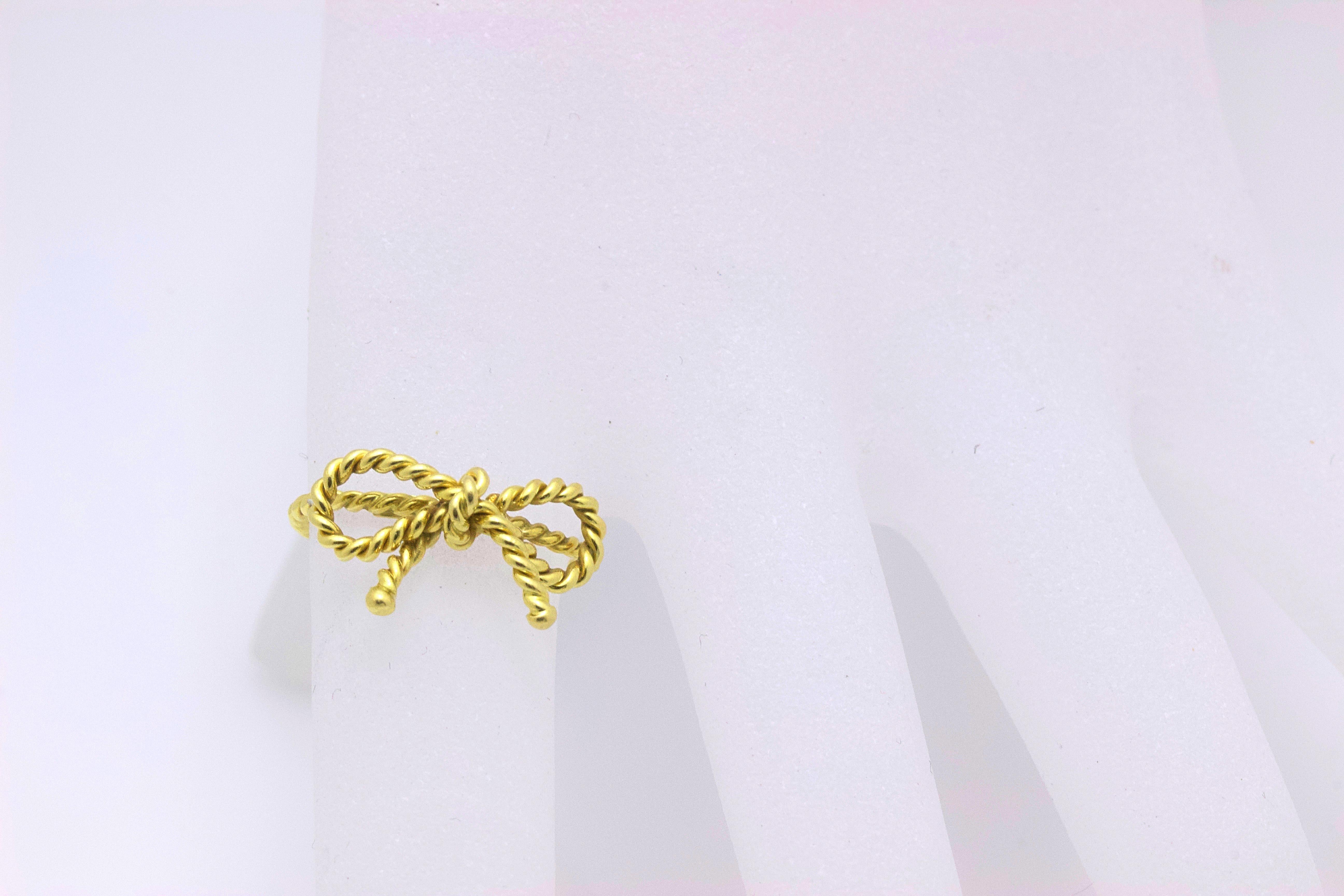 tiffany bow ring