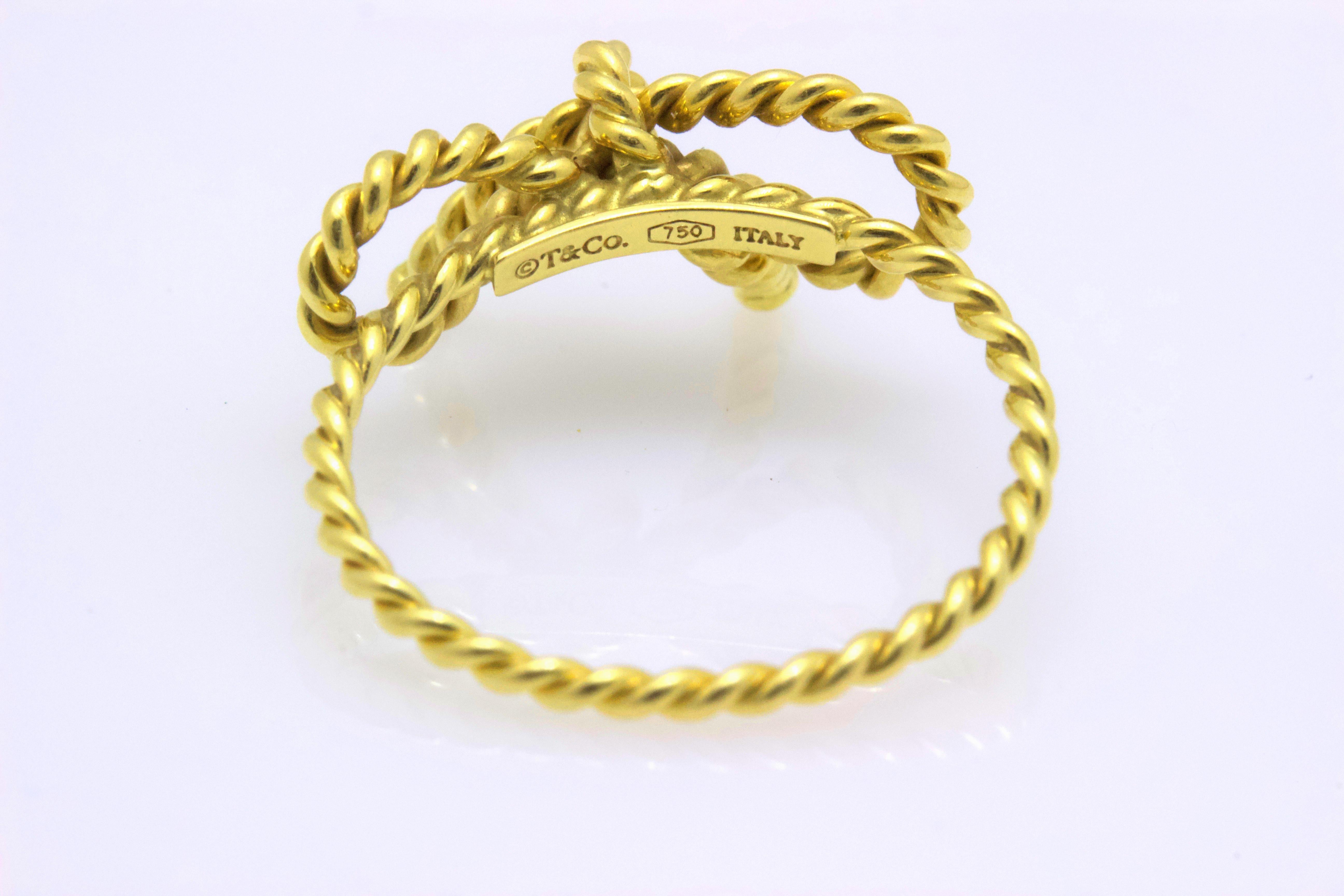 tiffany twist bow ring