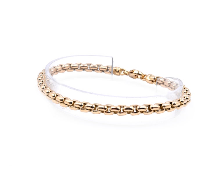 Tiffany Co. 18 Karat Yellow Gold Venetian Link Bracelet