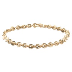 Tiffany & Co. 18 Karat Yellow Gold Vintage Circle Link Bracelet