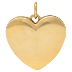 Ciondolo a forma di cuore vintage di Tiffany & Co. in oro giallo 18 kt.