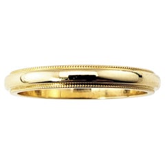 Tiffany & Co. 18 Karat Yellow Gold Wedding Band