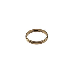 Tiffany & Co. 18 Karat Yellow Gold Wedding Band Ring Size 5.25 #22307