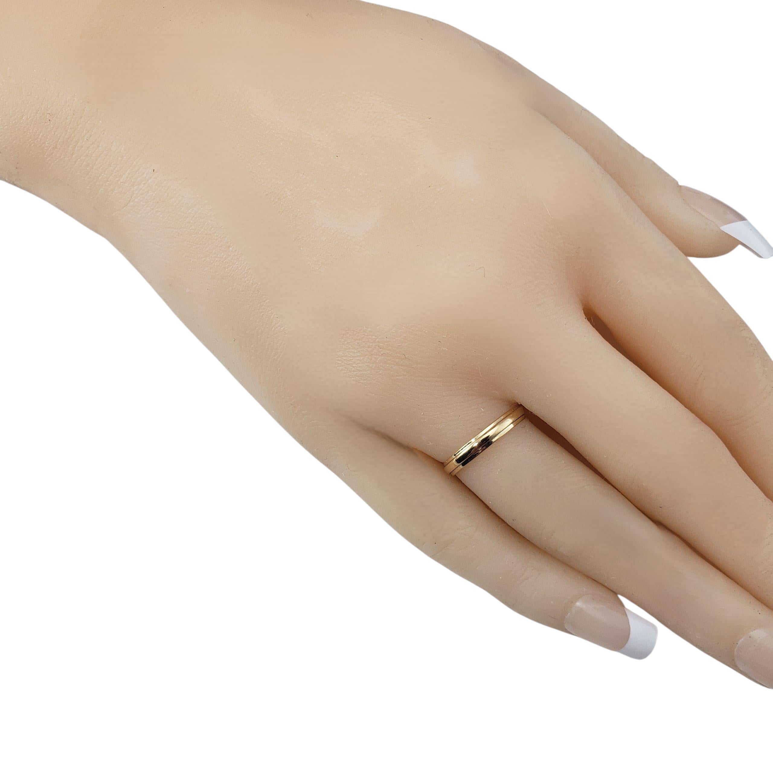 Tiffany & Co. Anneau de mariage en or jaune 18 carats Taille 5.25 #22307 en vente 3