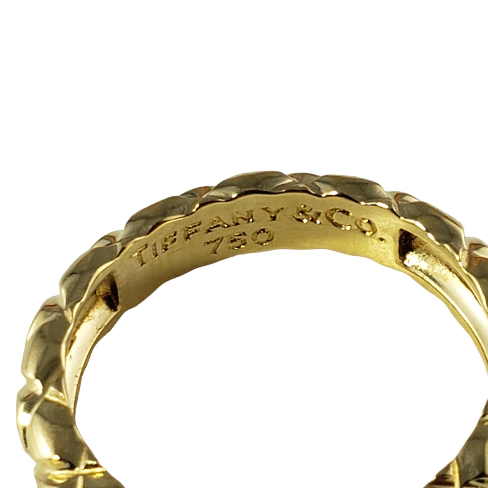 Tiffany & Co 18 Karat Yellow Gold Wedding Band Size 6 3