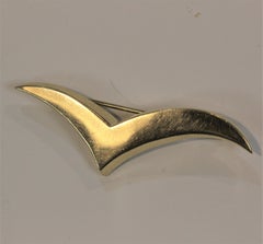 Tiffany & Co. by Paloma Picasso 18 Karat Yellow Gold Winged Pin
