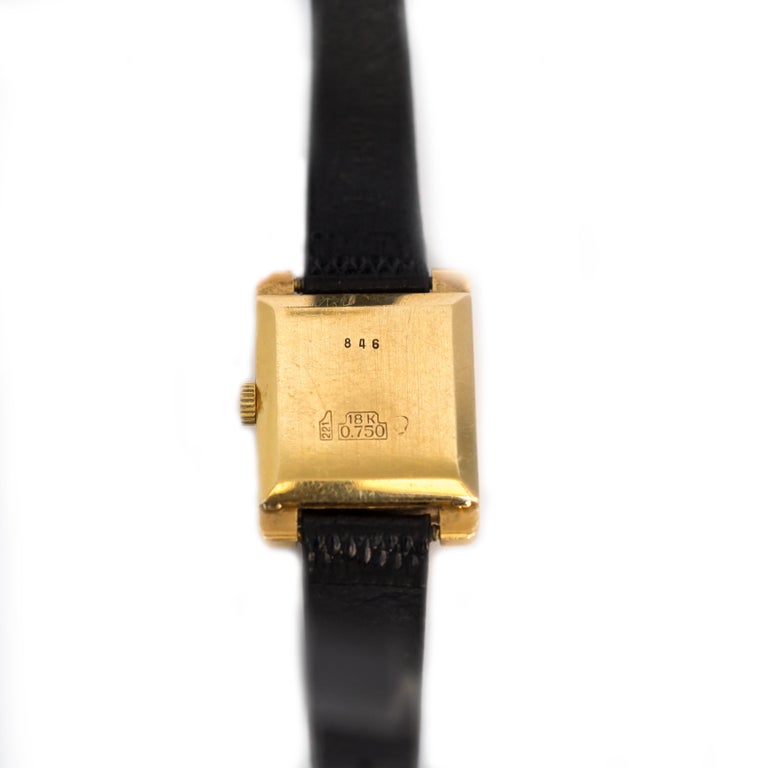 Tiffany and Co. 18 Karat Yellow Gold Women’s Watch at 1stDibs