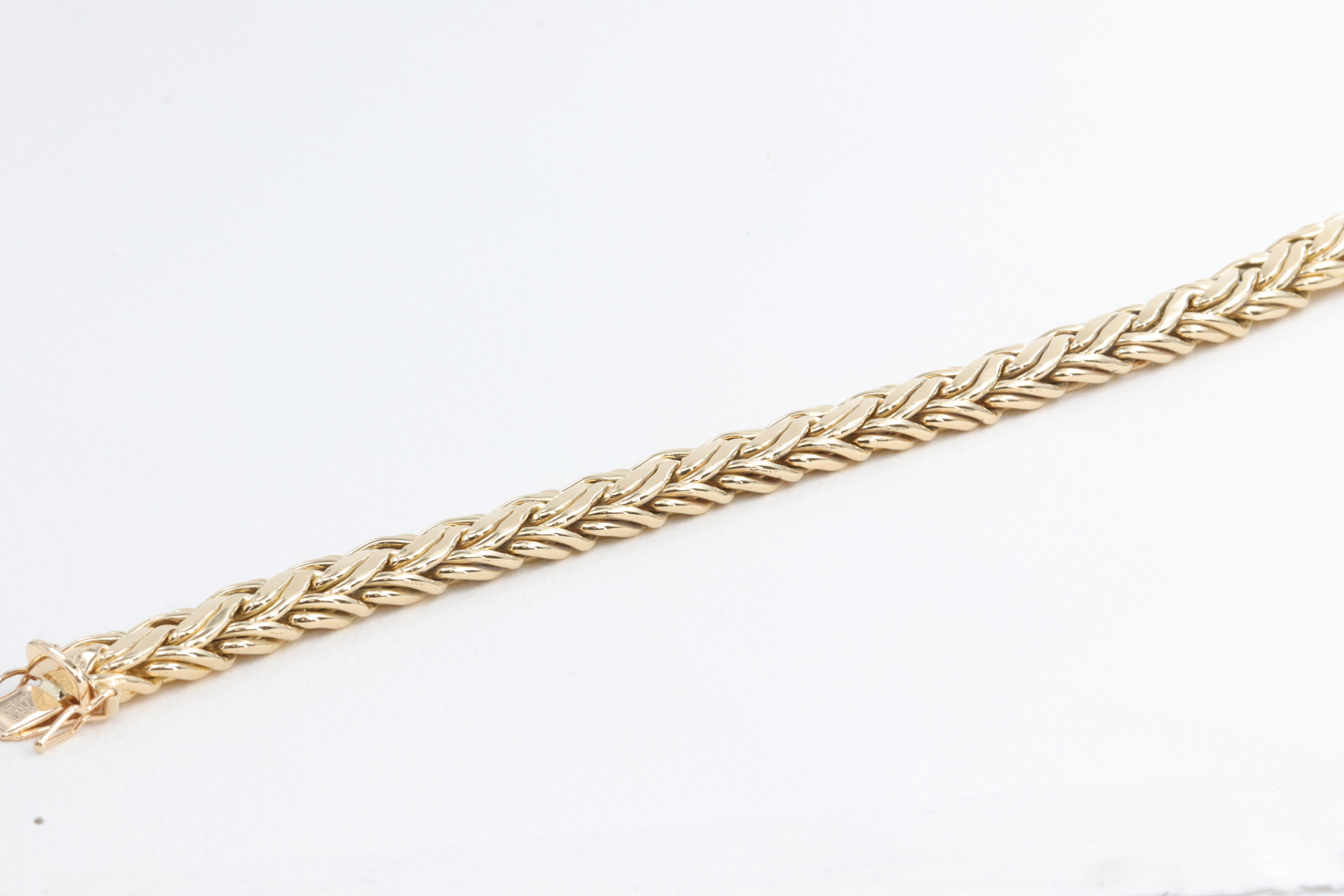 tiffany braided bracelet