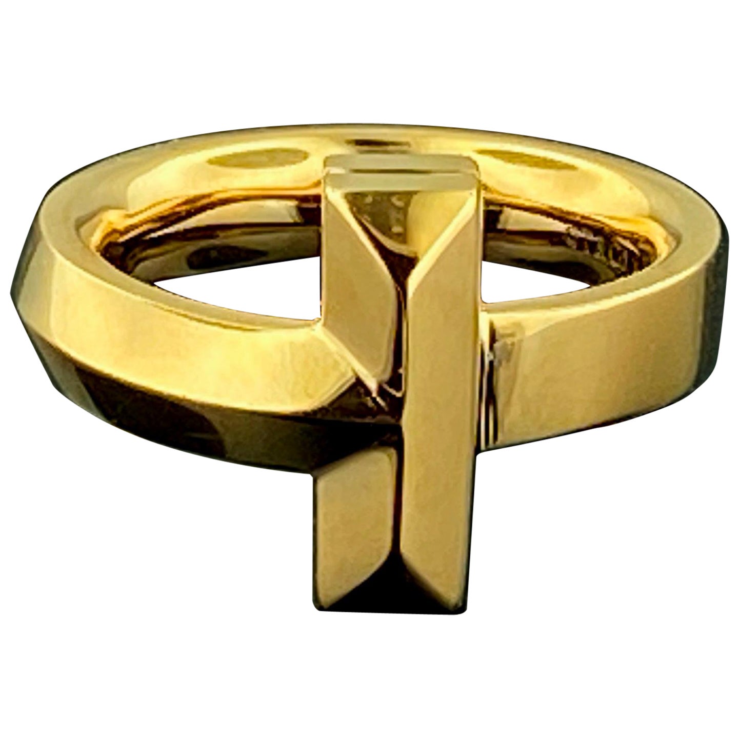 18 Karat Roségold Ring ""T1" von Tiffany &amp; Co.