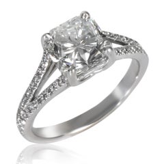 Tiffany & Co. 1.80ct Cut Cornered Mixed Cut Diamond Lucida Engagement Ring