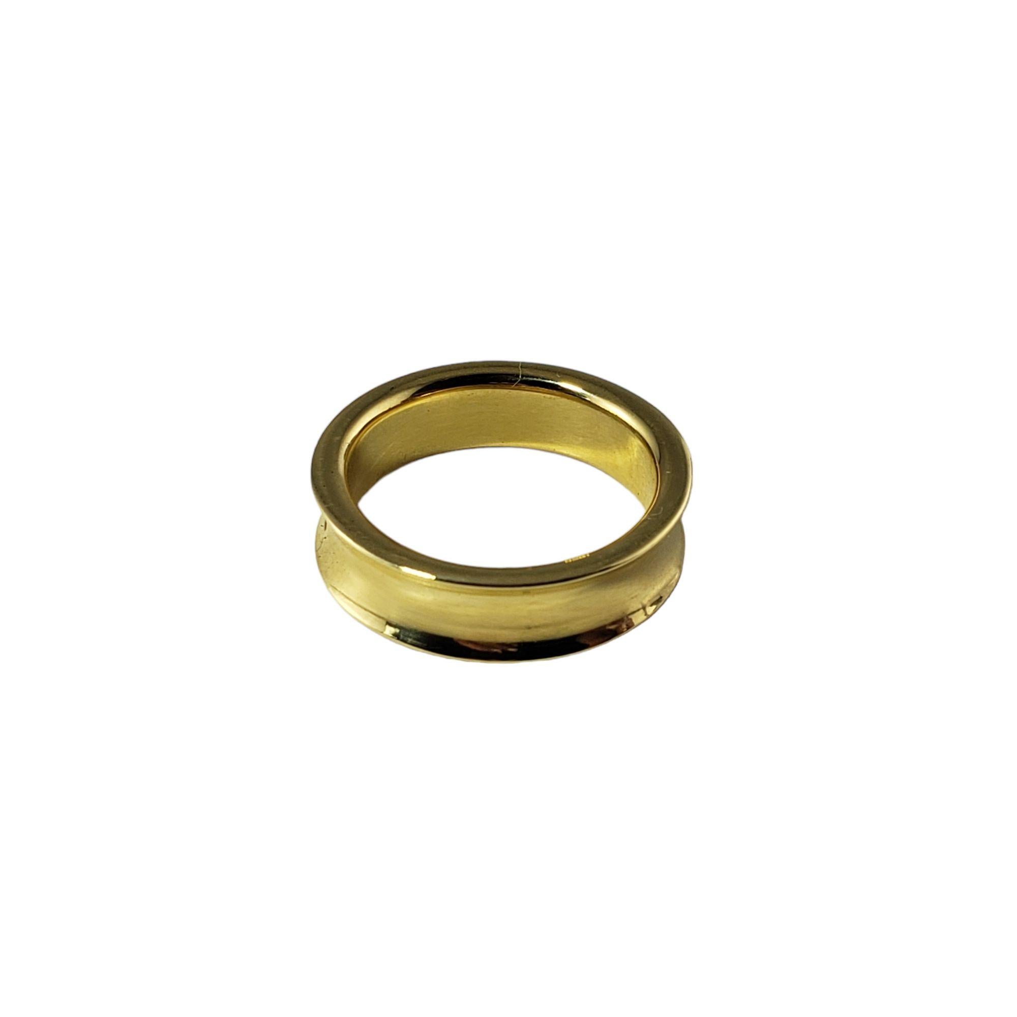 Tiffany & Co. 1837 18 Karat Yellow Gold Band Ring Size 7.5 3