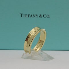 TIFFANY & Co. 1837 18K Gold 6mm Band Ring 9.5 New