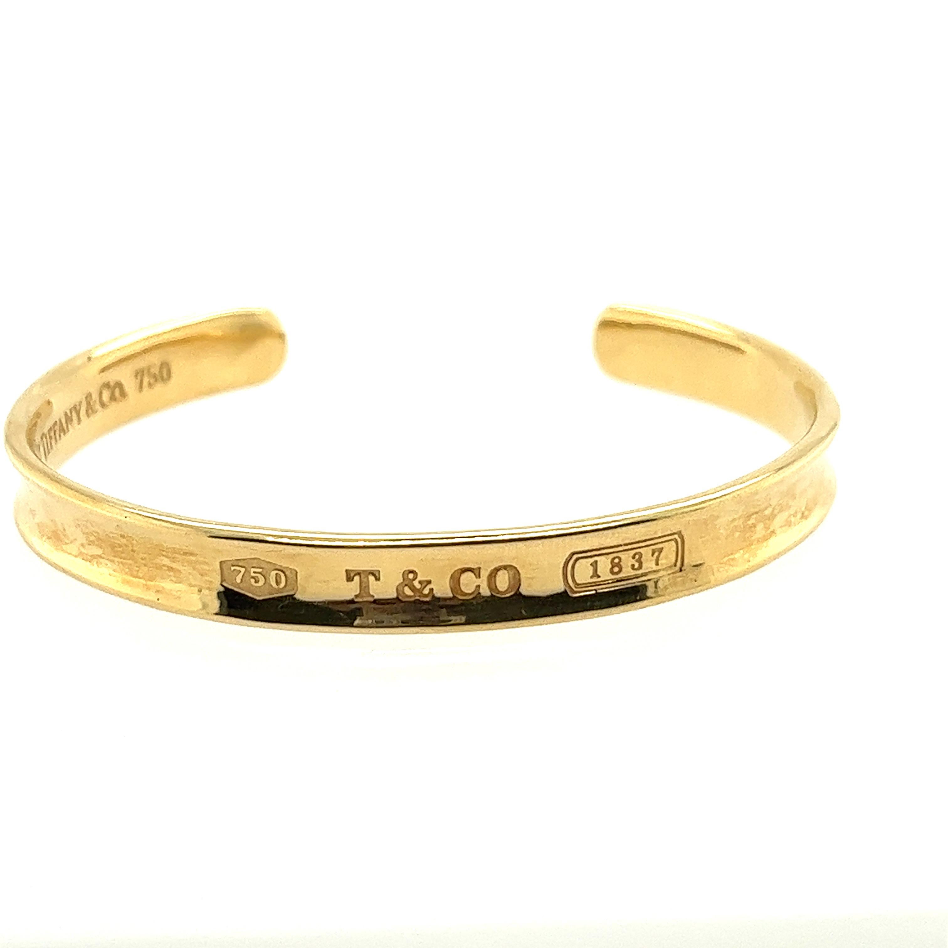 gold cuff bracelet tiffany