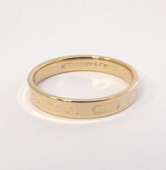 TIFFANY & Co. 1837 18K Rose Gold 3.7mm Band Ring 9