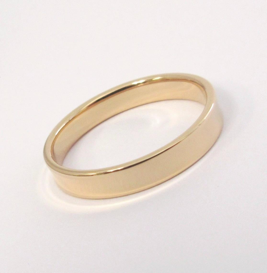 TIFFANY & Co. 1837 Bague en or rose 18K 3.7mm 9 Excellent état - En vente à Los Angeles, CA