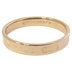 TIFFANY & Co. 1837 Anillo de oro rosa de 3,7 mm 9
