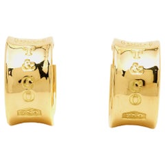 Tiffany & Co. 1837 18k Yellow Gold Earrings